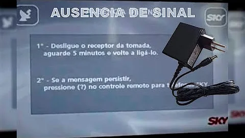 O que é ausência de sinal na Sky?