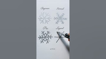 Draw snowflakes❄️#art #drawing #tutorial #shorts #youtubeshorts
