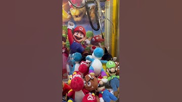 Super Mario Claw Machine #clawmachine #shorts #supermario