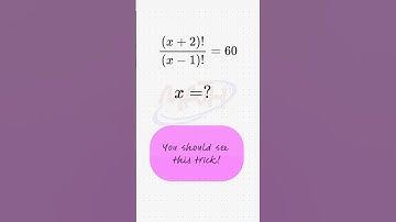 Daily Math Challenge-60- Factorials- Share your answers😊 #mathematics #mathtricks #oneminutemath