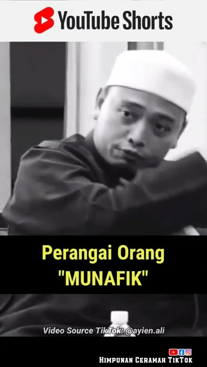 Perangai Orang 'MUNAFIK'. | Ustaz Wadi Annuar