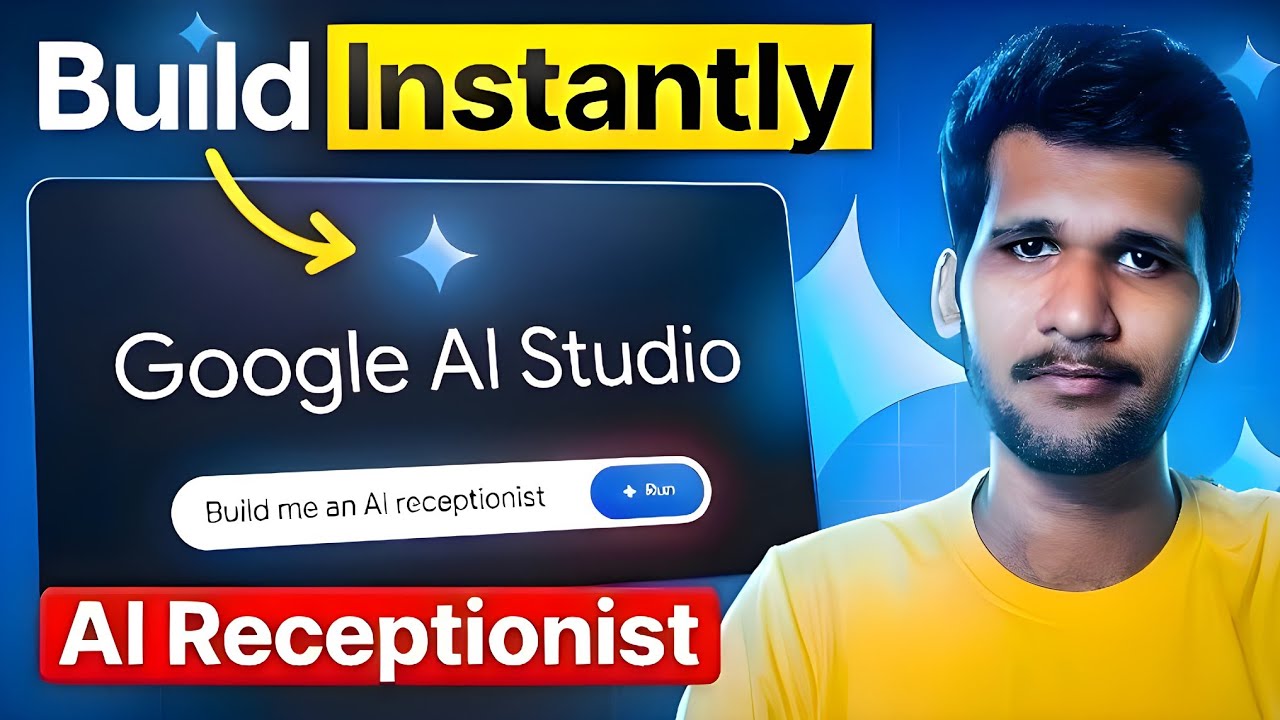How to build AI Receptionists Instantly Using Google AI Studio (Live Demo)