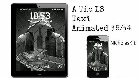 [Winterboard Theme] A Tip LS Taxi Animated iPhone 5/4S/4
