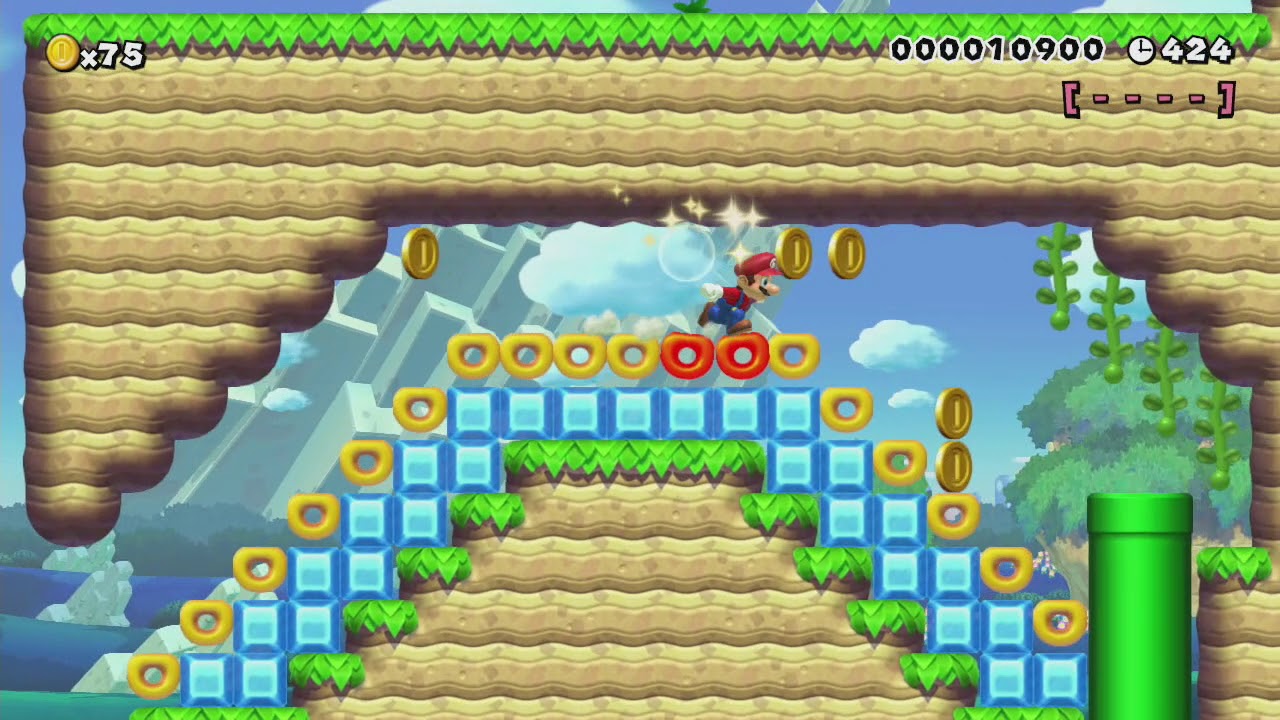 A Normal Level! Finally =D 1-2 by Viicky_09 - Super Mario Maker - No Commentary 1bo