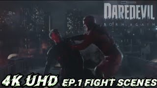 Daredevil Born Again Daredevil Vs. Bullseye Full Fight Scene Episode 1 - Fight Scenes 4K Uhd