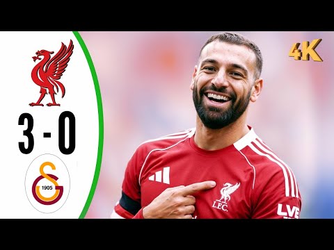 ملخص مباراة ليفربول ضد غلطة سراي 3 0 هدف محمد صلاح ملخص مباريات اليوم
