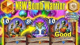 NEW Bomb Warrior Deck In Standard Is Actually Really Fun Whizbang's Workshop Mini-Set | Hearthstone