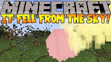 Minecraft Mods: IT FELL FROM THE SKY! PIGZILLA!!! (1.7.2)