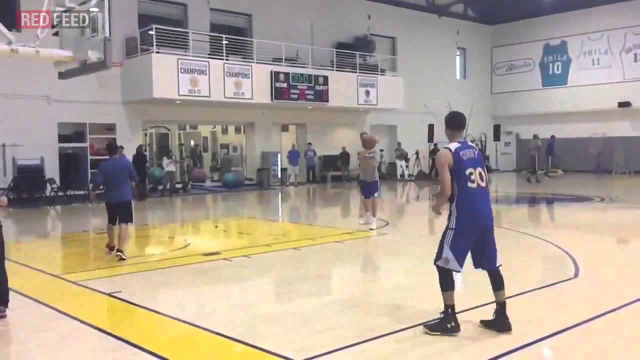 Stephen Curry made 77 consecutive 3-pointers in practice