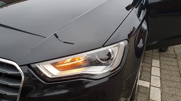 Audi A3 8V 2013 drl off with turnsignal