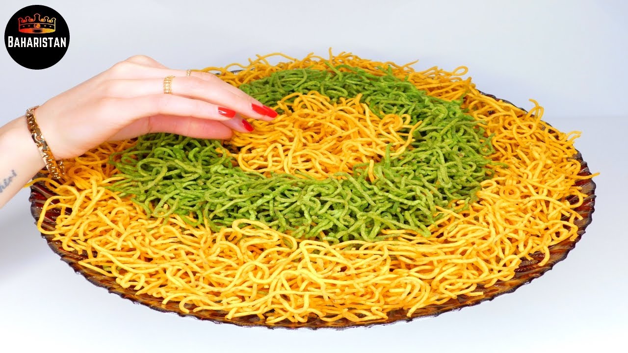 Traditonal Semeyan / Sev CRUNCHY NOODLES (afghani - indian) // طرز تهیه سیمیان تند