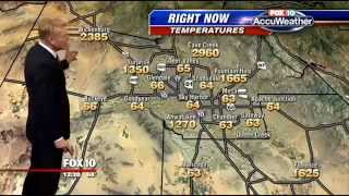 Weather map goes crazy live on the air image