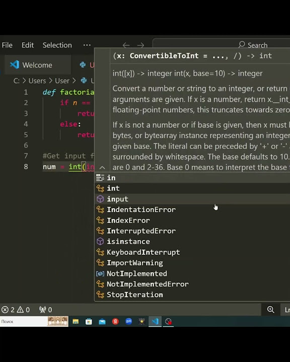 How to Calculate Factorial of a Number in Python | Easy Code - YouTube