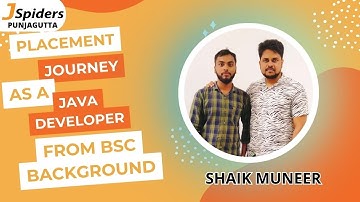 Student placement journey as a Java developer by JSpiders | Hyderabad Punjagutta
