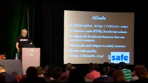OWASP AppSecUSA 2012   Keynote   Securing Javascript