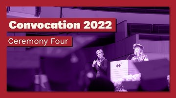 Convocation 2022: Ceremony Four (Thursday, May 26 | 2 p.m.)