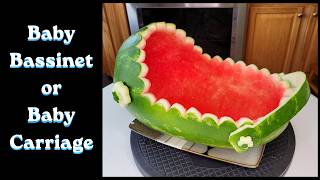Amazing Watermelon Baby Bassinet Anyone Can Make | Watermelon Fruit Basket