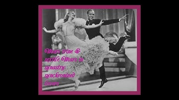 Mars trine or sextile Mars in synastry: synchronized lovers