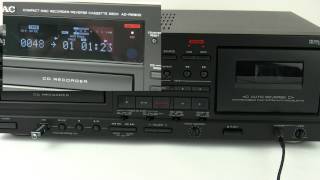 TEAC AD-RW900 - How to record on different formats screenshot 5