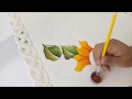 Como Pintar Girasoles/ How To Paint Sunflowers