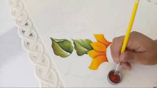 Como Pintar Girasoles/ How To Paint Sunflowers