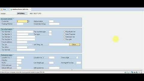 Vendor Master Data In SAP | Vendor Creation In SAP