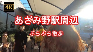 4K【あざみ野】駅周辺ぶらぶら散歩【東急田園都市線】【横浜市営地下鉄ブルーライン】たまプラーザ駅の隣駅 あざみ野商店会 東急田園都市線 etomo azamino kanagawa japan