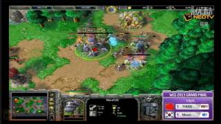 【TH000 vs Moon 3EI】WCG2013世界总决赛魔兽争霸3决赛 超清