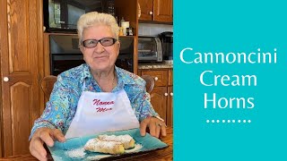 Make Delicious &amp; Easy Cannoncini (Italian Cream Horns) Like A Nonna (e97)