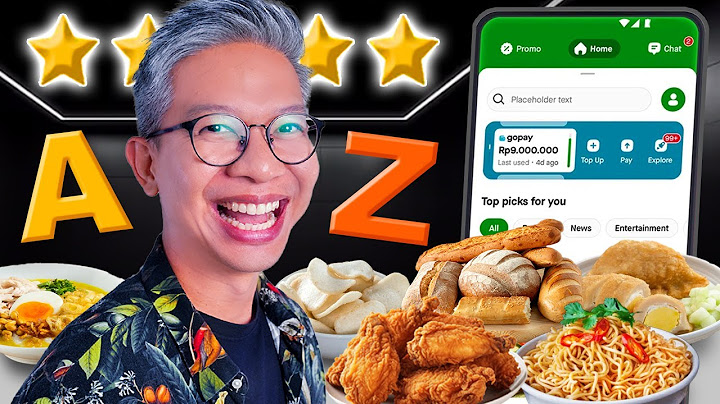 BELI MAKANAN BERAWALAN A-Z DI APLIKASI ONLINE!!
