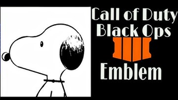 Call of Duty Black Ops 4 COD BO4 Easy Emblem Tutorial