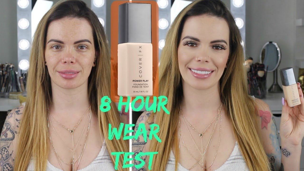 beautycon Cover FX Power Play Foundation | 8 Hour Wear Test