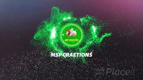 A BRAND NEW INTRO VIDEO OF OUR MSP CREATIONS #MSPCREATIONS