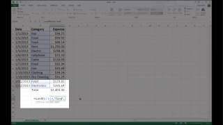 How to Use The SumIf Formula in Microsoft Excel