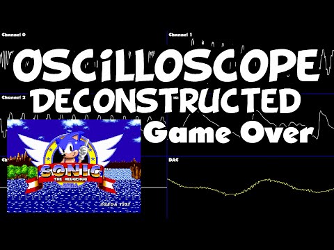 Sonic 1 Game Over Oscilloscope Deconstruction