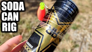 Fishing With a SODA CAN Instead of a Reel? Survival Fishing Method!