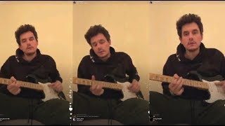 John Mayer Plays The Slow Blues Live On Instagram 2018 chords