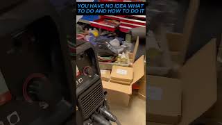 setting up a ZILA mig welder