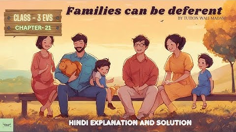 Vibrant Family Varieties: Class 3 EVS Chapter 21 With Explanation and Q&A.