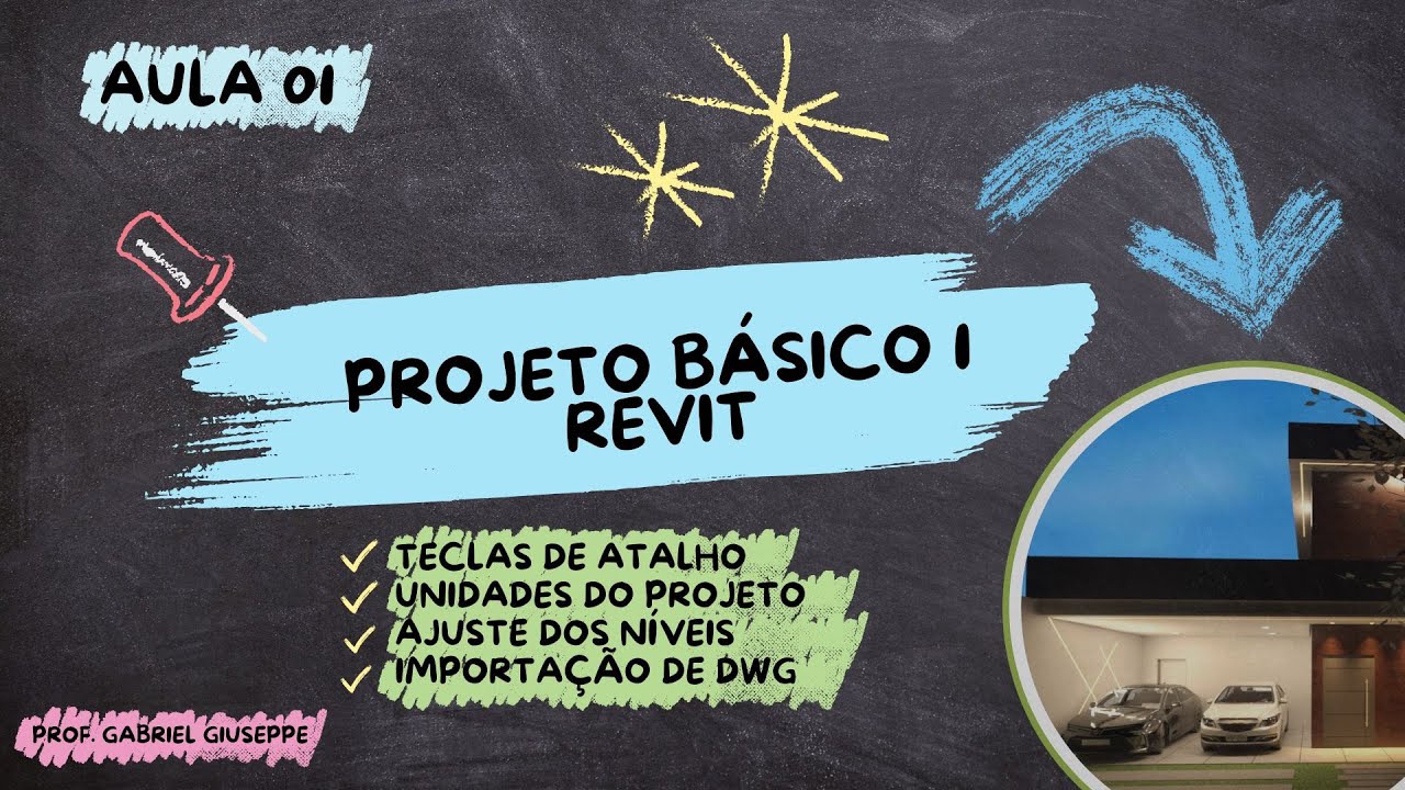 Aula 01 - Revit Básico: Atalhos, Configuração de Níveis e Inserção de bases