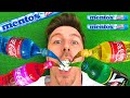 Coca Cola, Different Fanta, Mtn Dew, Pepsi,Sprite and Stretch Armstrong vs Mentos in Big Underground