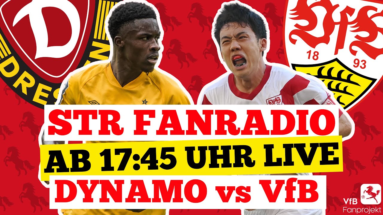 Fanradio 🔊: Dynamo Dresden gegen VfB Stuttgart 🔴 LIVE REAKTION 🔴