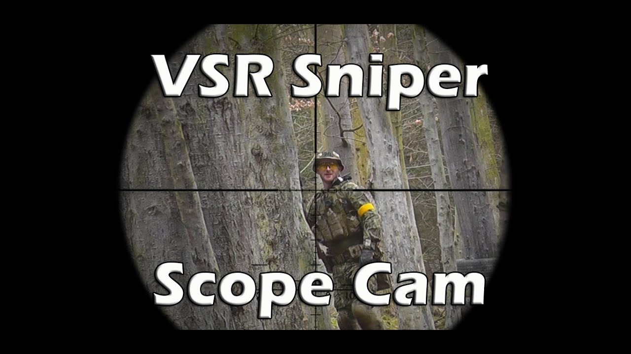 Airsoft Sniper Gameplay Airsoft Sniper Scope Cam 1 VSR YouTube