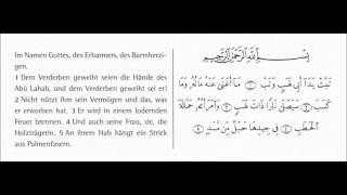 Sure 111              Die Palmenfaser al Masad