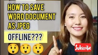 How to Save Word Document as JPEG /OFFLINE screenshot 5