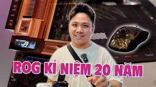 ROG kỉ niệm 20 năm!! Màn hình OLED 540Hz, chuột vàng óng ánh quá đẹp!