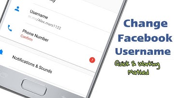 How To Change Facebook Username  ?  | Using Messenger App