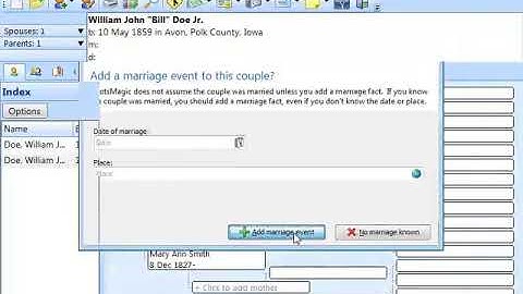 11. Adding and Editing Information in RootsMagic