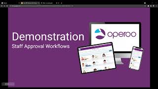 Operoo User Group  Staff Approval Workflows and User Permissions