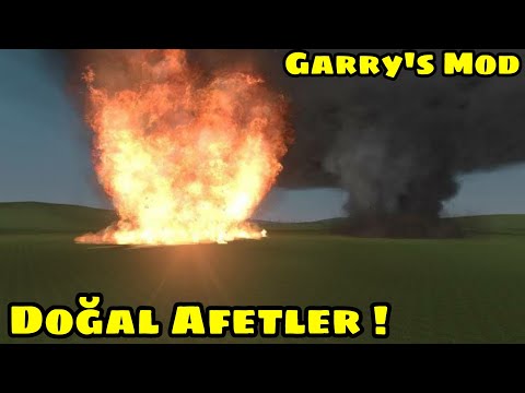 Garry's Mod Türkçe | Doğal Afetler Modu ! | Sel, Tsunami, Deprem !